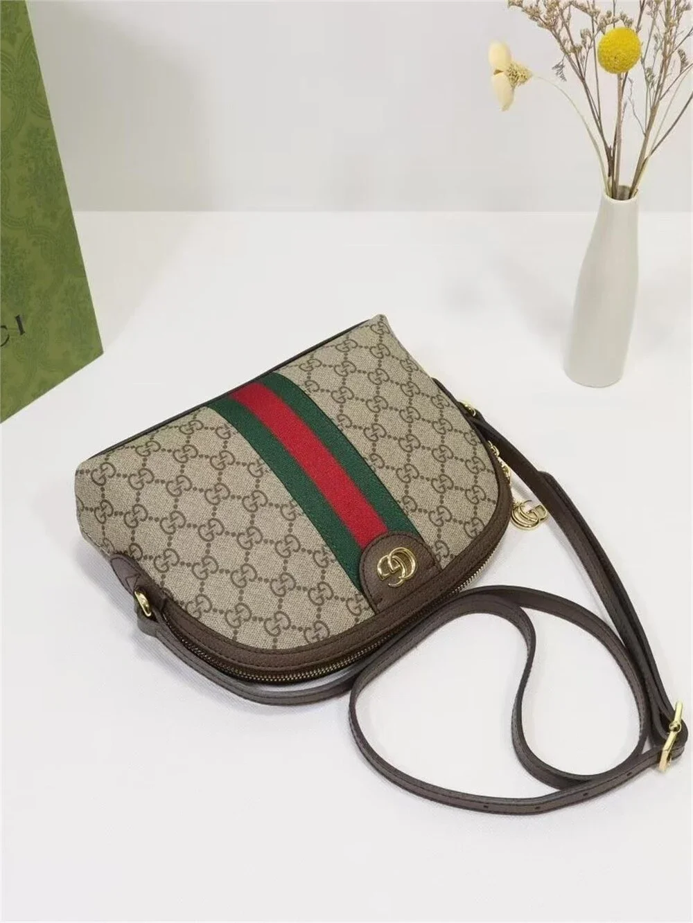 Gucci Ophidia GG Supreme Small Shoulder Bag